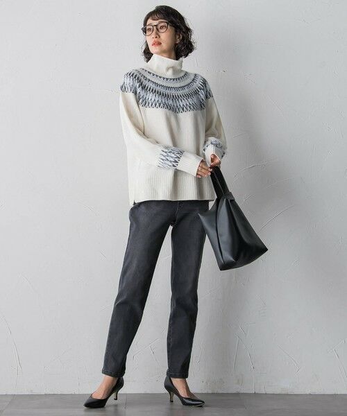 la.f...(大きいサイズ) / ラ・エフ(おおきいサイズ) その他パンツ | 【WEB限定/大きいサイズ】”あたたか美脚”裏起毛デニム | 詳細9