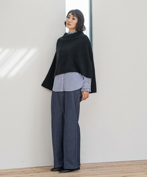 la.f...(大きいサイズ) / ラ・エフ(おおきいサイズ) ニット・セーター | 【大きいサイズ】【biyori】ケープニット≪手洗い可能≫ | 詳細6