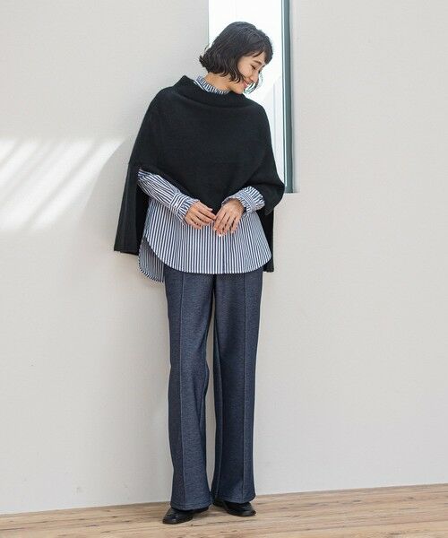 la.f...(大きいサイズ) / ラ・エフ(おおきいサイズ) ニット・セーター | 【大きいサイズ】【biyori】ケープニット≪手洗い可能≫ | 詳細9