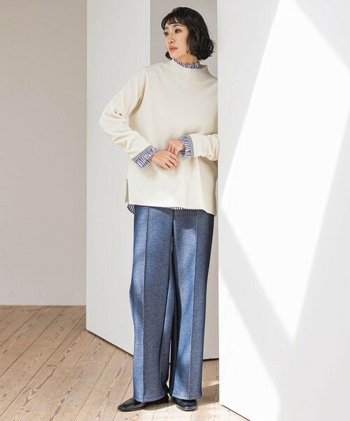 la.f...(大きいサイズ) / ラ・エフ(おおきいサイズ) ニット・セーター | 【大きいサイズ】<極>""やさしさに包まれる""極上ウールニット | 詳細13