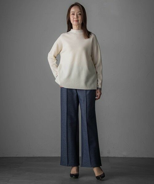 la.f...(大きいサイズ) / ラ・エフ(おおきいサイズ) ニット・セーター | 【大きいサイズ】<極>""やさしさに包まれる""極上ウールニット | 詳細18