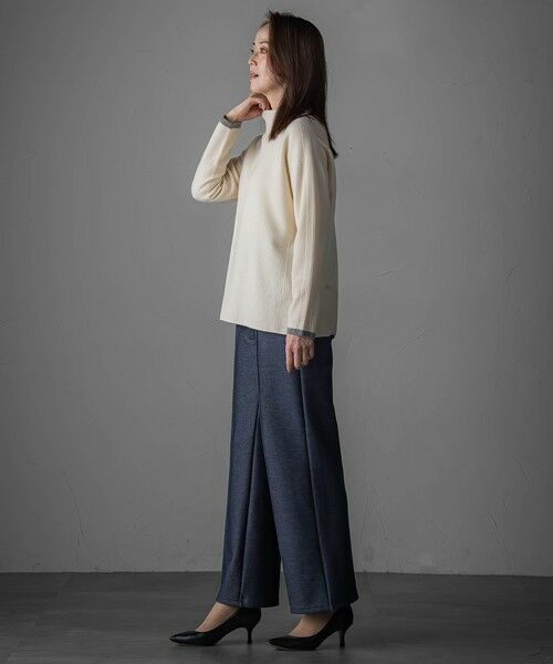 la.f...(大きいサイズ) / ラ・エフ(おおきいサイズ) ニット・セーター | 【大きいサイズ】<極>""やさしさに包まれる""極上ウールニット | 詳細19