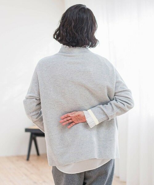 la.f...(大きいサイズ) / ラ・エフ(おおきいサイズ) ニット・セーター | 【大きいサイズ】<極>""やさしさに包まれる""極上ウールニット | 詳細25