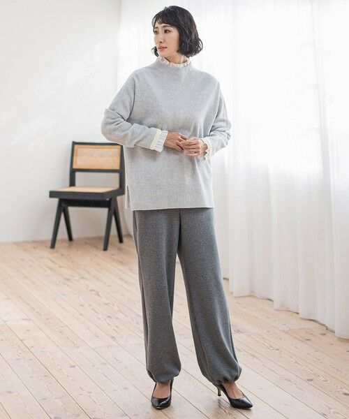 la.f...(大きいサイズ) / ラ・エフ(おおきいサイズ) ニット・セーター | 【大きいサイズ】<極>""やさしさに包まれる""極上ウールニット | 詳細27