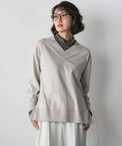 la.f...(大きいサイズ) / ラ・エフ(おおきいサイズ) ニット・セーター | 【大きいサイズ】“今も、春も、秋も” 3セゾンニット