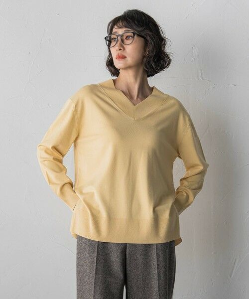 la.f...(大きいサイズ) / ラ・エフ(おおきいサイズ) ニット・セーター | 【大きいサイズ】“今も、春も、秋も” 3セゾンニット | 詳細1