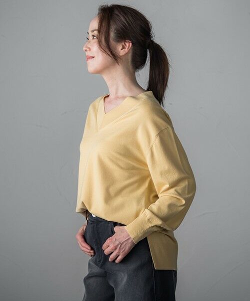 la.f...(大きいサイズ) / ラ・エフ(おおきいサイズ) ニット・セーター | 【大きいサイズ】“今も、春も、秋も” 3セゾンニット | 詳細6