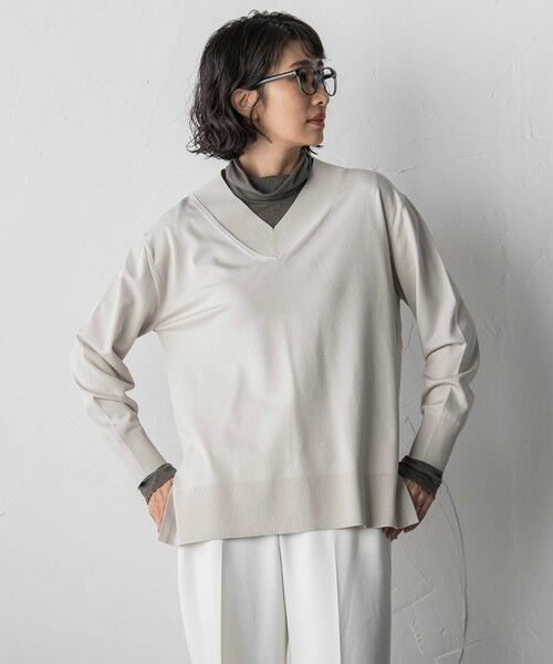 la.f...(大きいサイズ) / ラ・エフ(おおきいサイズ) ニット・セーター | 【大きいサイズ】“今も、春も、秋も” 3セゾンニット | 詳細29