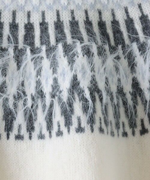 la.f...(大きいサイズ) / ラ・エフ(おおきいサイズ) ニット・セーター | 【大きいサイズ】フェアアイル柄ニット | 詳細14