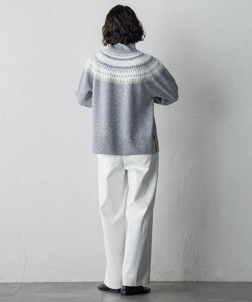 la.f...(大きいサイズ) / ラ・エフ(おおきいサイズ) ニット・セーター | 【大きいサイズ】フェアアイル柄ニット | 詳細20