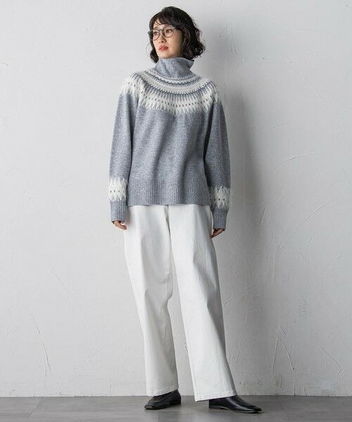 la.f...(大きいサイズ) / ラ・エフ(おおきいサイズ) ニット・セーター | 【大きいサイズ】フェアアイル柄ニット | 詳細21