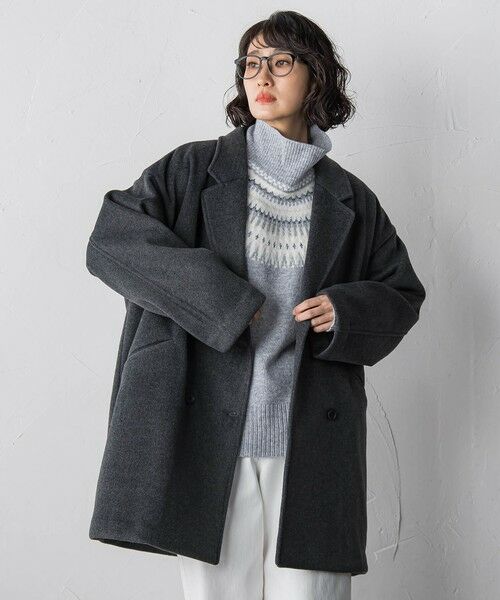 la.f...(大きいサイズ) / ラ・エフ(おおきいサイズ) ニット・セーター | 【大きいサイズ】フェアアイル柄ニット | 詳細22