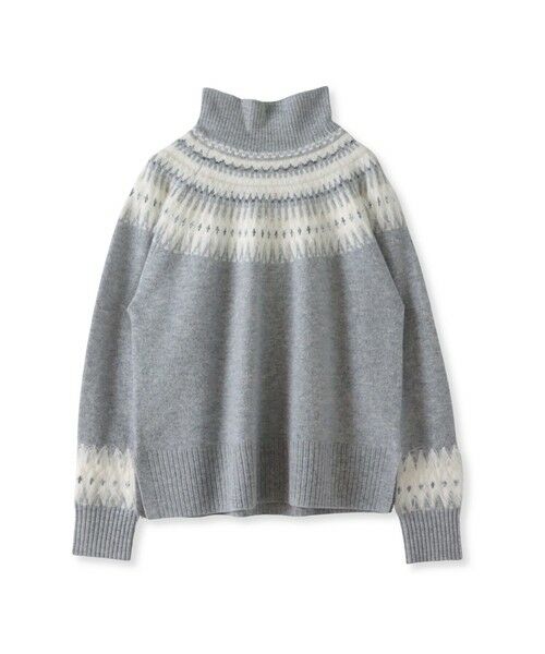 la.f...(大きいサイズ) / ラ・エフ(おおきいサイズ) ニット・セーター | 【大きいサイズ】フェアアイル柄ニット | 詳細24