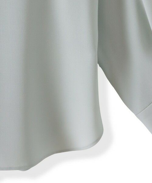 la.f...(大きいサイズ) / ラ・エフ(おおきいサイズ) シャツ・ブラウス | 【大きいサイズ】メランジツイルノーカラーブラウス | 詳細23