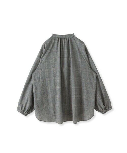 la.f...(大きいサイズ) / ラ・エフ(おおきいサイズ) シャツ・ブラウス | 【大きいサイズ】ジョーゼットチェックブラウス≪洗濯機で洗える≫ | 詳細12