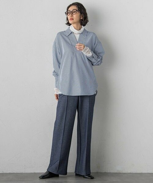 la.f...(大きいサイズ) / ラ・エフ(おおきいサイズ) カットソー | 【大きいサイズ】シアー切り替えカットソー | 詳細3