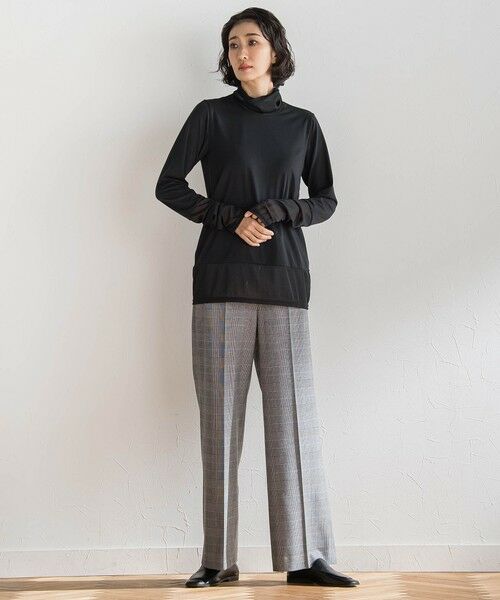 la.f...(大きいサイズ) / ラ・エフ(おおきいサイズ) カットソー | 【大きいサイズ】シアー切り替えカットソー | 詳細19