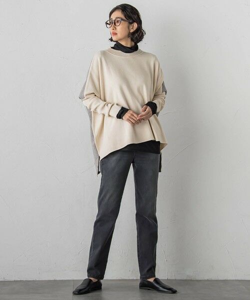 la.f...(大きいサイズ) / ラ・エフ(おおきいサイズ) カットソー | 【大きいサイズ】シアー切り替えカットソー | 詳細22