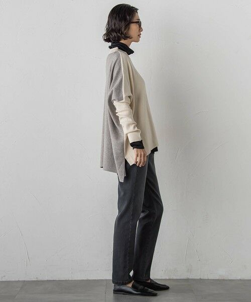 la.f...(大きいサイズ) / ラ・エフ(おおきいサイズ) カットソー | 【大きいサイズ】シアー切り替えカットソー | 詳細23