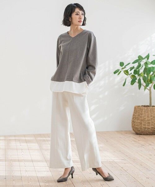 la.f...(大きいサイズ) / ラ・エフ(おおきいサイズ) その他パンツ | 【大きいサイズ】【biyori】ピクシエスタワイドパンツ | 詳細15