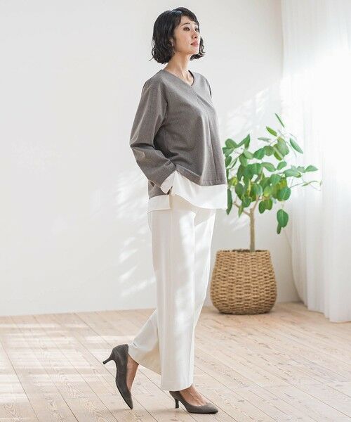 la.f...(大きいサイズ) / ラ・エフ(おおきいサイズ) その他パンツ | 【大きいサイズ】【biyori】ピクシエスタワイドパンツ | 詳細16