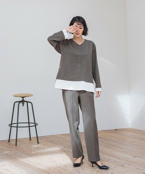 la.f...(大きいサイズ) / ラ・エフ(おおきいサイズ) その他パンツ | 【大きいサイズ】ピクシエスタストレートパンツ≪洗濯機で洗える≫ | 詳細19