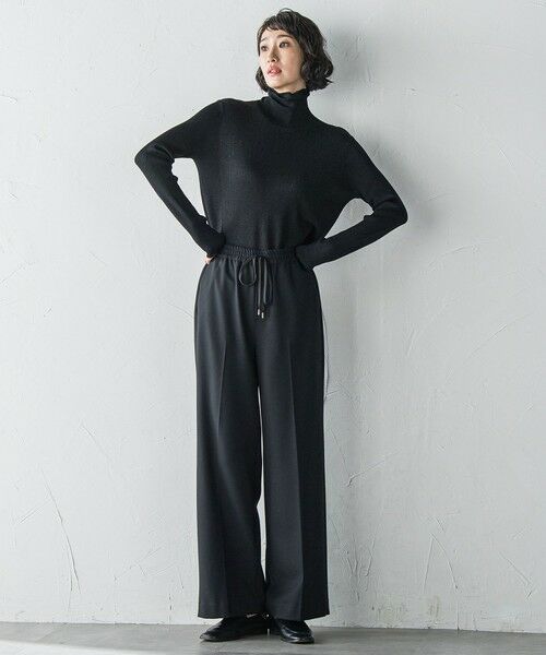 la.f...(大きいサイズ) / ラ・エフ(おおきいサイズ) ニット・セーター | 【大きいサイズ】ラメリブタートルニット | 詳細11