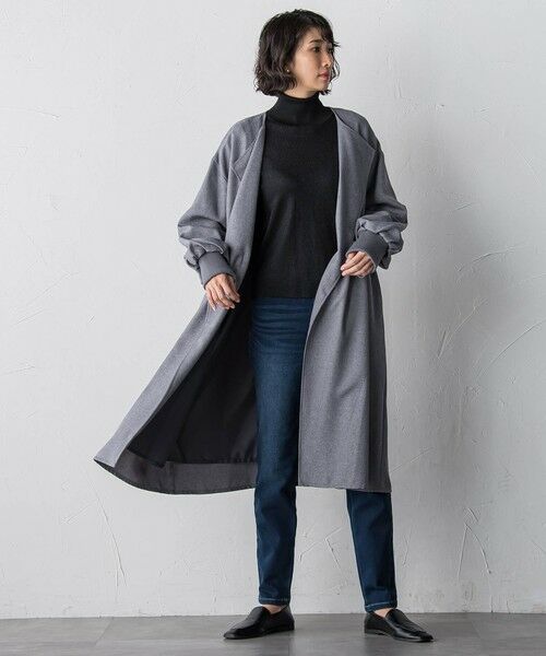 la.f...(大きいサイズ) / ラ・エフ(おおきいサイズ) ニット・セーター | 【大きいサイズ】ラメリブタートルニット | 詳細5