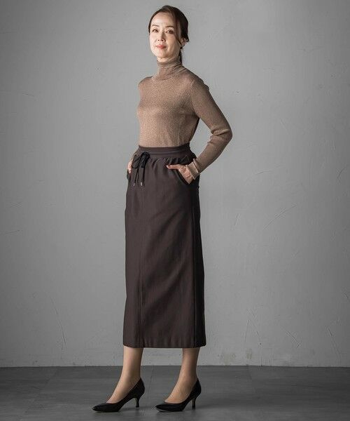 la.f...(大きいサイズ) / ラ・エフ(おおきいサイズ) ニット・セーター | 【大きいサイズ】ラメリブタートルニット | 詳細23