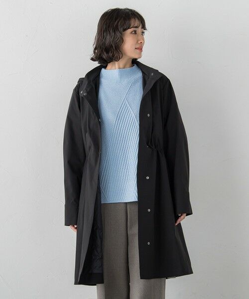 la.f...(大きいサイズ) / ラ・エフ(おおきいサイズ) ダッフルコート | 【大きいサイズ】パーテーションダウンロングコート | 詳細18