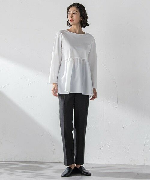 la.f...(大きいサイズ) / ラ・エフ(おおきいサイズ) カットソー | 【大きいサイズ】ペプラムカットソー | 詳細2