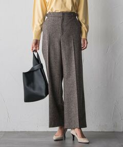 la.f...(大きいサイズ) / ラ・エフ(おおきいサイズ) その他パンツ | 【大きいサイズ】ウールラメシャンブレーパンツ