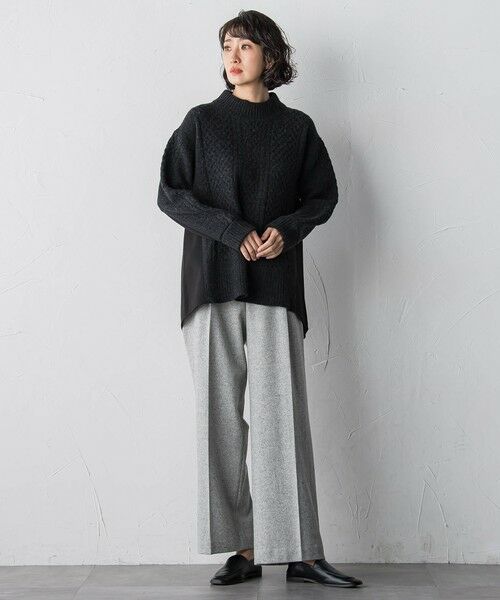 la.f...(大きいサイズ) / ラ・エフ(おおきいサイズ) その他パンツ | 【大きいサイズ】ウールラメシャンブレーパンツ | 詳細11