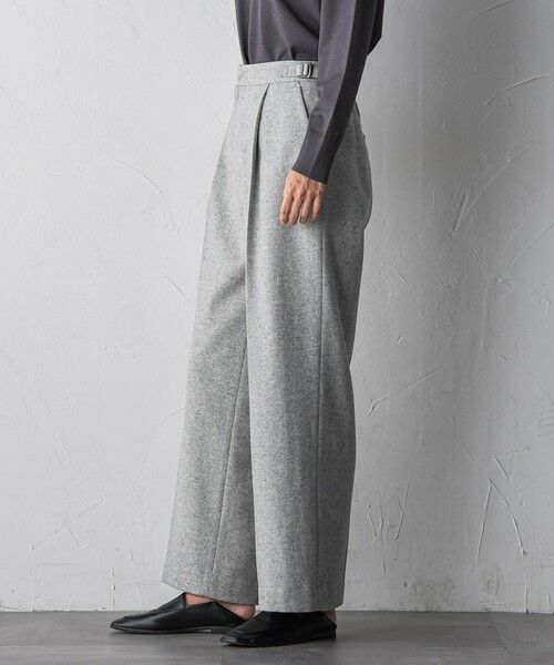 la.f...(大きいサイズ) / ラ・エフ(おおきいサイズ) その他パンツ | 【大きいサイズ】ウールラメシャンブレーパンツ | 詳細13
