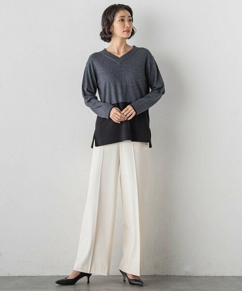 la.f...(大きいサイズ) / ラ・エフ(おおきいサイズ) その他パンツ | 【大きいサイズ】エクセレントウォーム裏起毛ワイドパンツ | 詳細4