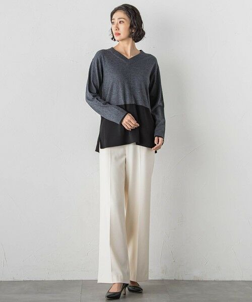 la.f...(大きいサイズ) / ラ・エフ(おおきいサイズ) その他パンツ | 【大きいサイズ】エクセレントウォーム裏起毛ワイドパンツ | 詳細5