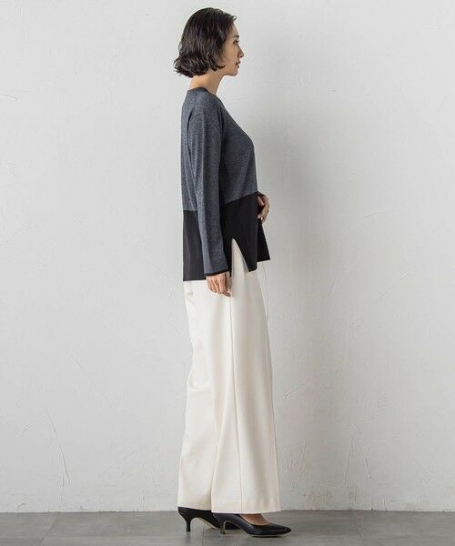 la.f...(大きいサイズ) / ラ・エフ(おおきいサイズ) その他パンツ | 【大きいサイズ】エクセレントウォーム裏起毛ワイドパンツ | 詳細6