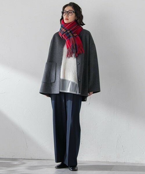 la.f...(大きいサイズ) / ラ・エフ(おおきいサイズ) その他パンツ | 【大きいサイズ】エクセレントウォーム裏起毛ワイドパンツ | 詳細12