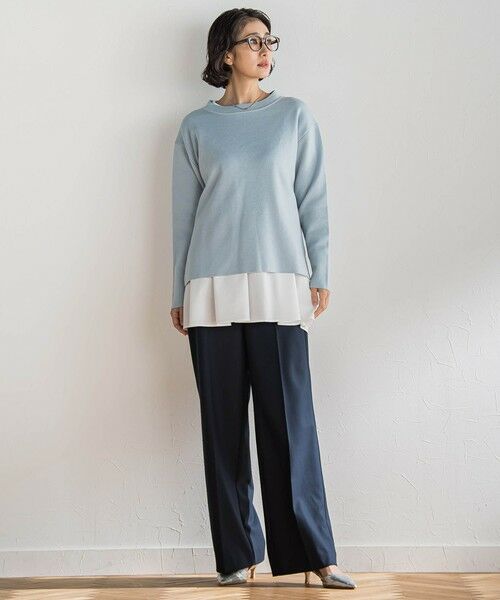 la.f...(大きいサイズ) / ラ・エフ(おおきいサイズ) その他パンツ | 【大きいサイズ】エクセレントウォーム裏起毛ワイドパンツ | 詳細13