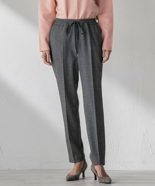 la.f...(大きいサイズ) / ラ・エフ(おおきいサイズ) その他パンツ | 【大きいサイズ】両面起毛2WAYストレッチテーパードパンツ（ダークグレー）