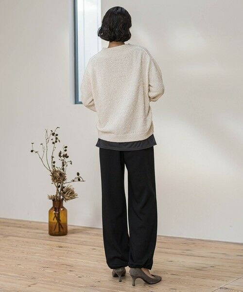 la.f...(大きいサイズ) / ラ・エフ(おおきいサイズ) ニット・セーター | 【大きいサイズ】ツヤモールVネックニット | 詳細12