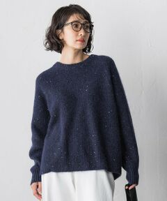 la.f...(大きいサイズ) / ラ・エフ(おおきいサイズ) ニット・セーター | 【大きいサイズ】モヘヤスパンコールニット