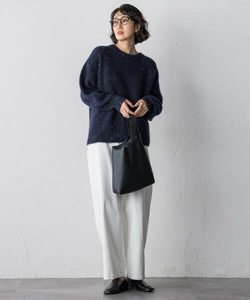 la.f...(大きいサイズ) / ラ・エフ(おおきいサイズ) ニット・セーター | 【大きいサイズ】モヘヤスパンコールニット | 詳細2