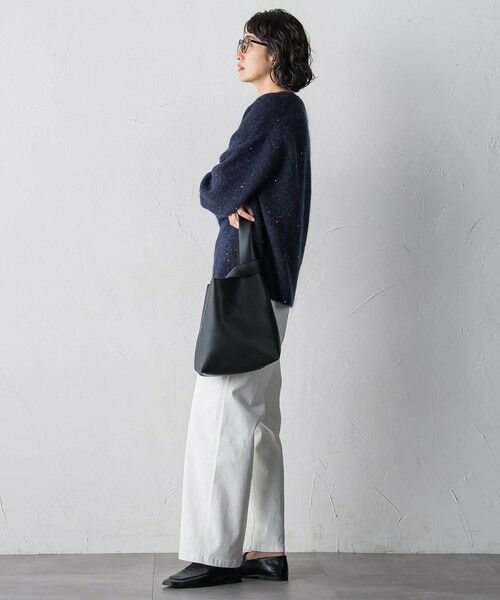 la.f...(大きいサイズ) / ラ・エフ(おおきいサイズ) ニット・セーター | 【大きいサイズ】モヘヤスパンコールニット | 詳細3