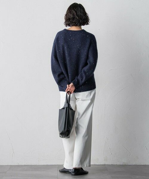 la.f...(大きいサイズ) / ラ・エフ(おおきいサイズ) ニット・セーター | 【大きいサイズ】モヘヤスパンコールニット | 詳細4