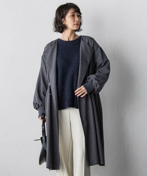 la.f...(大きいサイズ) / ラ・エフ(おおきいサイズ) ニット・セーター | 【大きいサイズ】モヘヤスパンコールニット | 詳細7