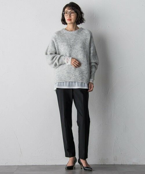 la.f...(大きいサイズ) / ラ・エフ(おおきいサイズ) ニット・セーター | 【大きいサイズ】モヘヤスパンコールニット | 詳細12