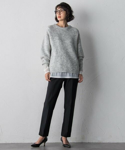 la.f...(大きいサイズ) / ラ・エフ(おおきいサイズ) ニット・セーター | 【大きいサイズ】モヘヤスパンコールニット | 詳細13