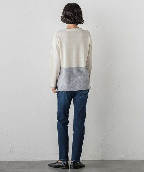 la.f...(大きいサイズ) / ラ・エフ(おおきいサイズ) ニット・セーター | 【大きいサイズ】ファインウールVネックニット | 詳細17