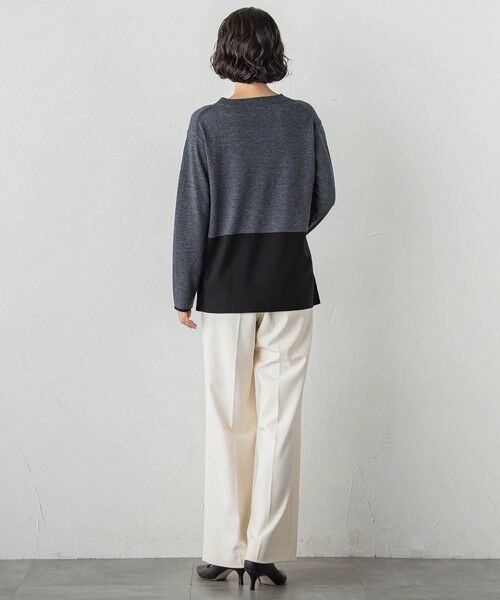 la.f...(大きいサイズ) / ラ・エフ(おおきいサイズ) ニット・セーター | 【大きいサイズ】ファインウールVネックニット | 詳細28